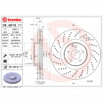 Piduriketas BREMBO 09.A819.11