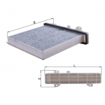 Filter, salongi&otilde;hk MAHLE ORIGINAL LAK 589