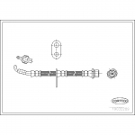 Pidurivoolik CORTECO 19032289