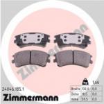 Piduriklotsi komplekt, ketaspidur ZIMMERMANN 24046.185.1
