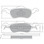 Piduriklotsi komplekt, ketaspidur METZGER 1170038