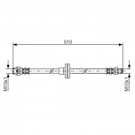 Pidurivoolik BOSCH 1 987 476 056