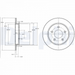 Piduriketas DELPHI BG2332