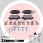 Piduriklotsi komplekt, ketaspidur ZIMMERMANN 24086.155.2