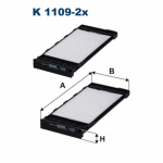 Filter, salongi&otilde;hk FILTRON K 1109-2x