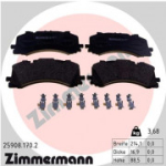 Piduriklotsi komplekt, ketaspidur ZIMMERMANN 25908.170.2