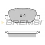Piduriklotsi komplekt, ketaspidur BREMSI BP3024
