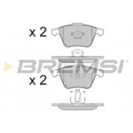 Piduriklotsi komplekt, ketaspidur BREMSI BP3301