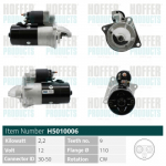 Starter HOFFER H5010006