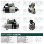 Starter HOFFER H5035775