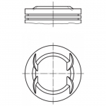 Kolvid MAHLE ORIGINAL 012 23 00
