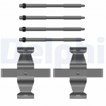 Lisakomplekt, ketaspiduriklotsid DELPHI LX0782