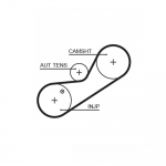 Hammasrihm GATES 5546XS