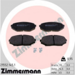 Piduriklotsi komplekt, ketaspidur ZIMMERMANN 21552.145.1