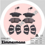 Piduriklotsi komplekt, ketaspidur ZIMMERMANN 23706.180.2