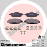 Piduriklotsi komplekt, ketaspidur ZIMMERMANN 24660.180.2