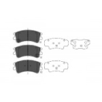 Piduriklotsi komplekt, ketaspidur KAVO PARTS KBP-4512