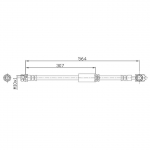 Pidurivoolik METZGER 4116203