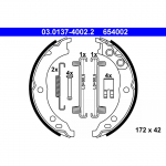 Piduriklotside komplekt, seisupidur ATE 03.0137-4002.2