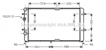 Radiaator, mootorijahutus AVA QUALITY COOLING VWA2180