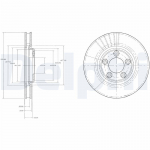 Piduriketas DELPHI BG3511