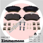 Piduriklotsi komplekt, ketaspidur ZIMMERMANN 22802.190.2