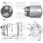 Magnetl&uuml;litus, starter MEAT & DORIA 46160
