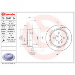 Piduriketas BREMBO 08.3947.24