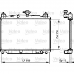 Radiaator, mootorijahutus VALEO 735416