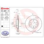 Piduriketas BREMBO 09.A861.14