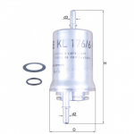 K&uuml;tusefilter MAHLE ORIGINAL KL 176/6D