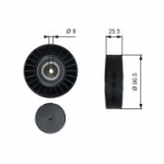 Seade ja juhtrull, soonrihm GATES T36005