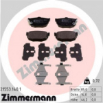 Piduriklotsi komplekt, ketaspidur ZIMMERMANN 21553.140.1