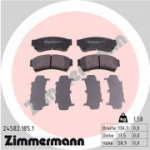 Piduriklotsi komplekt, ketaspidur ZIMMERMANN 24582.185.1