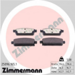 Piduriklotsi komplekt, ketaspidur ZIMMERMANN 25096.165.1