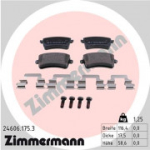 Piduriklotsi komplekt, ketaspidur ZIMMERMANN 24606.175.3