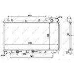 Radiaator, mootorijahutus NRF 58372