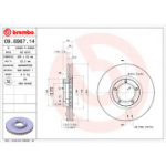 Piduriketas BREMBO 09.6967.14