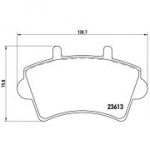 Piduriklotsi komplekt, ketaspidur BREMBO P 59 039