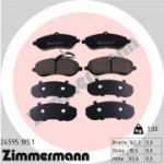 Piduriklotsi komplekt, ketaspidur ZIMMERMANN 24595.185.1