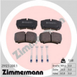 Piduriklotsi komplekt, ketaspidur ZIMMERMANN 29123.200.1
