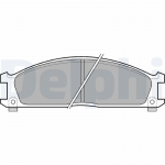 Piduriklotsi komplekt, ketaspidur DELPHI LP543