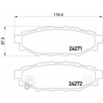 Piduriklotsi komplekt, ketaspidur BREMBO P 78 020