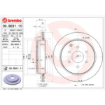 Piduriketas BREMBO 09.B631.11