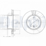Piduriketas DELPHI BG3899