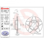 Piduriketas BREMBO 09.5390.77