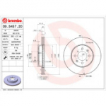 Piduriketas BREMBO 09.5457.20