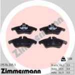 Piduriklotsi komplekt, ketaspidur ZIMMERMANN 21576.205.1