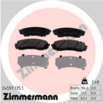 Piduriklotsi komplekt, ketaspidur ZIMMERMANN 24597.175.1