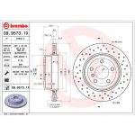Piduriketas BREMBO 09.9573.1X